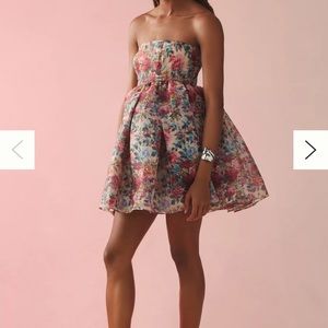 Anthropologie Selkie Strapless Mini Dress Sz. M.